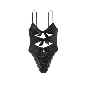 Боді Tied-with-a-Bow Teddy Black