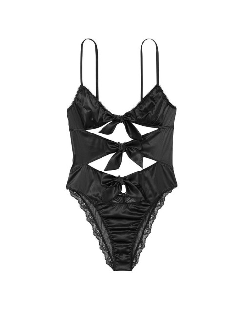 Боди Tied-with-a-Bow Teddy Black
