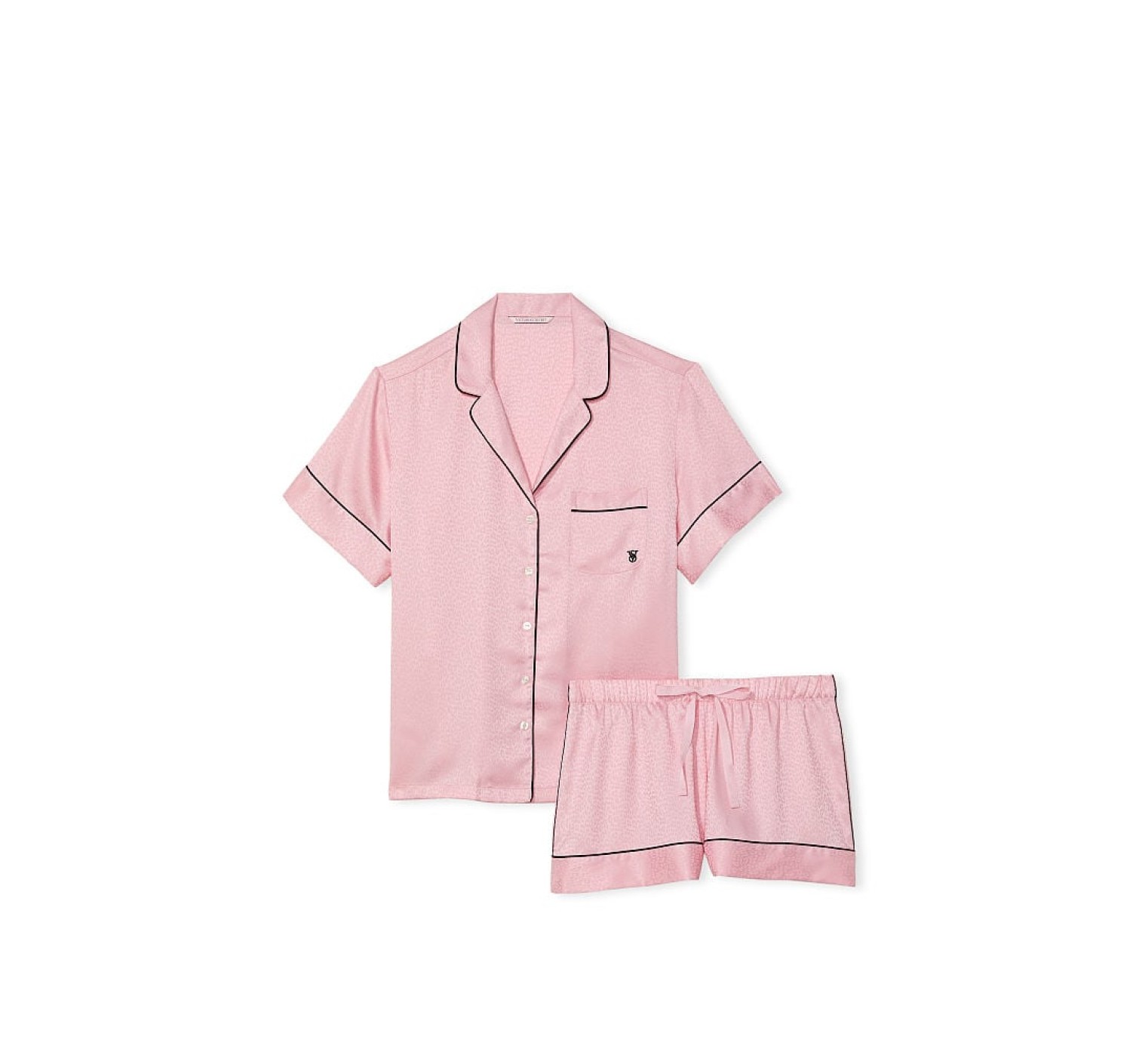 Сатинова піжама Satin Short Pajama Set Pretty Blossom