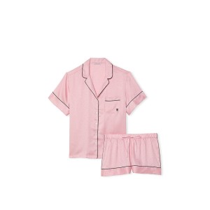 Сатинова піжама Satin Short Pajama Set Pretty Blossom