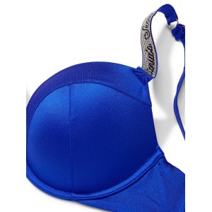 Купальник Bikini Shine Strap Sexy Tee Push-Up Blue Oar Logo Set