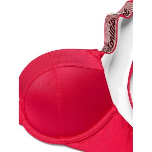 Купальник  Bikini Shine Strap Sexy Tee Push-Up Wild Strawberry Logo Set