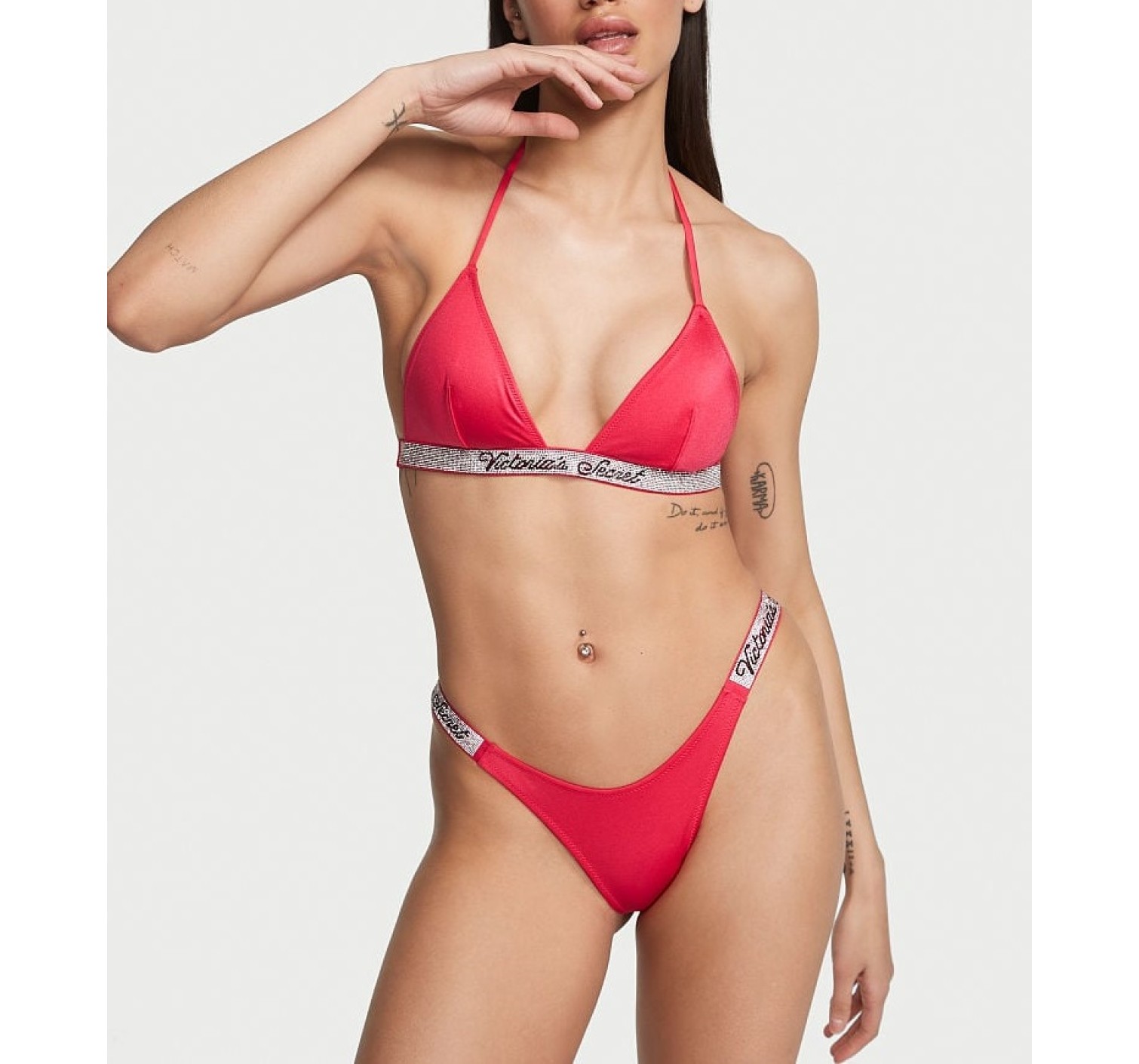 Купальник Bikini Shine Strap Triangle Wild Strawberry Logo Set
