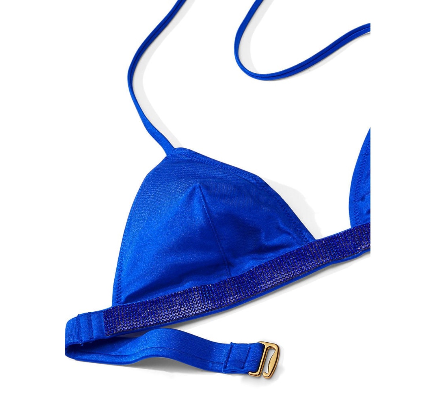 Купальник Shine Strap Triangle Bikini Set Blue Oar