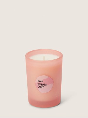 Свеча Warm & Cozy PINK Candle