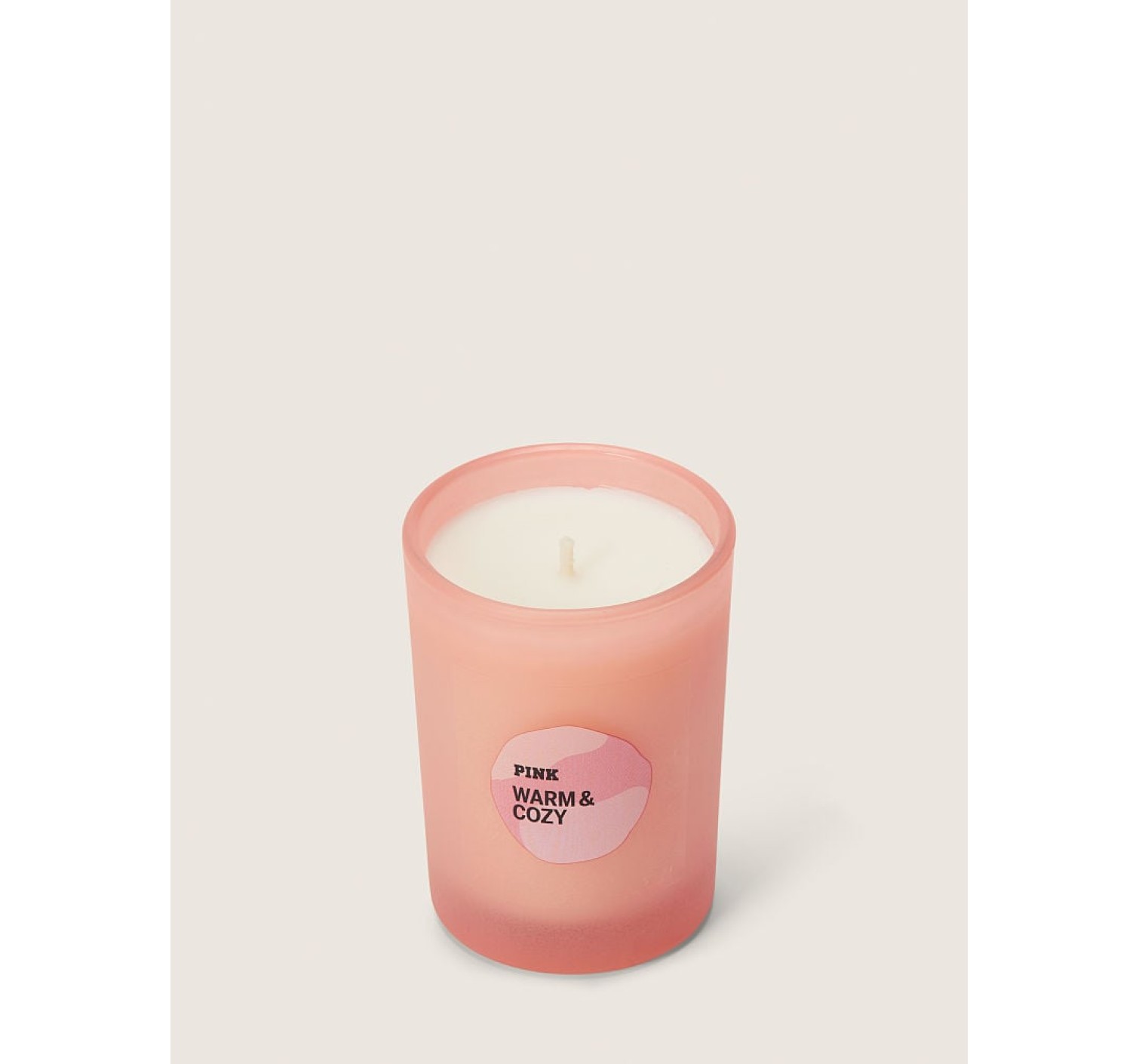 Свеча Warm & Cozy PINK Candle