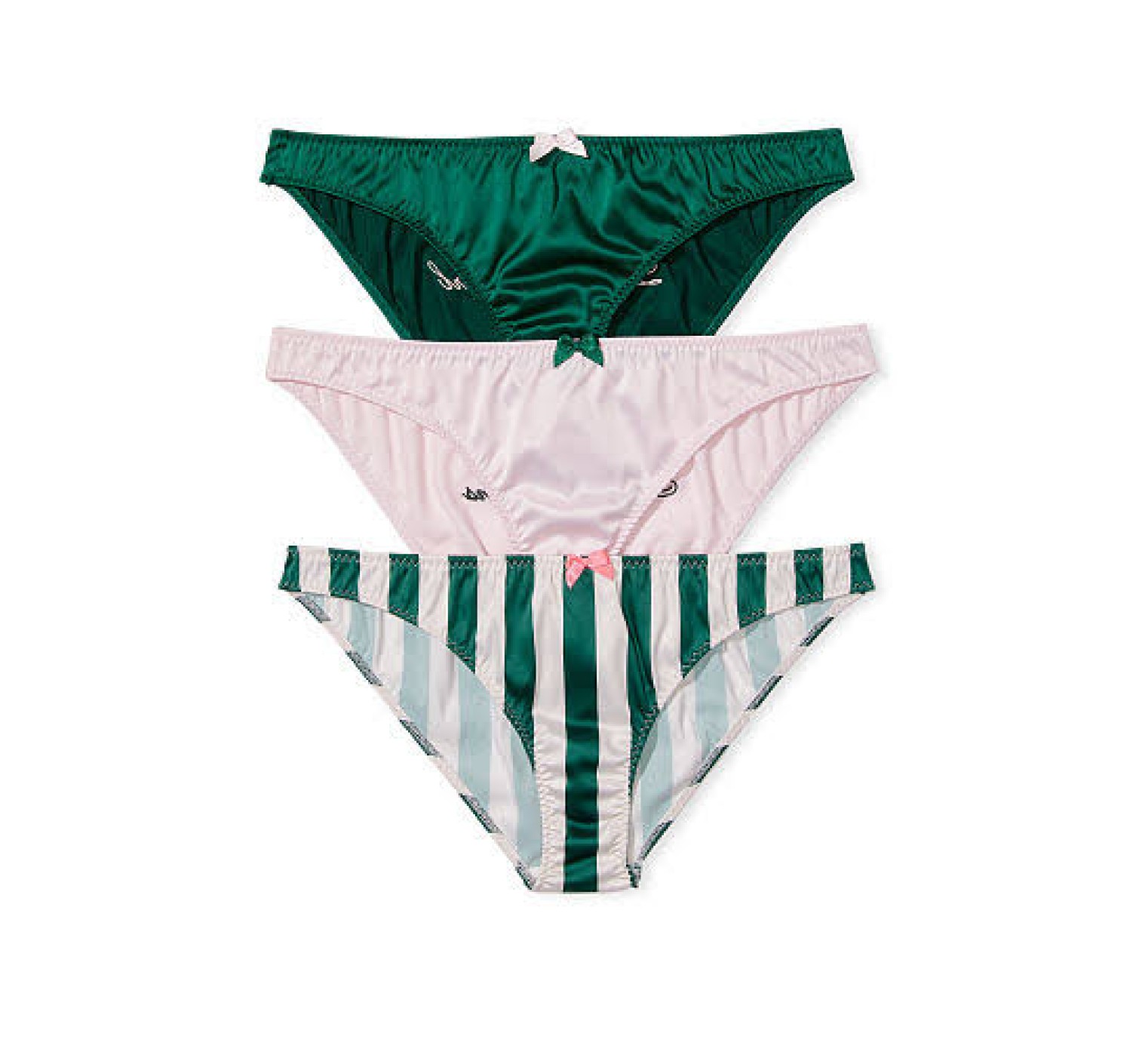 Подарочный набор 3-Pack Satin Cheekini Panty Mix