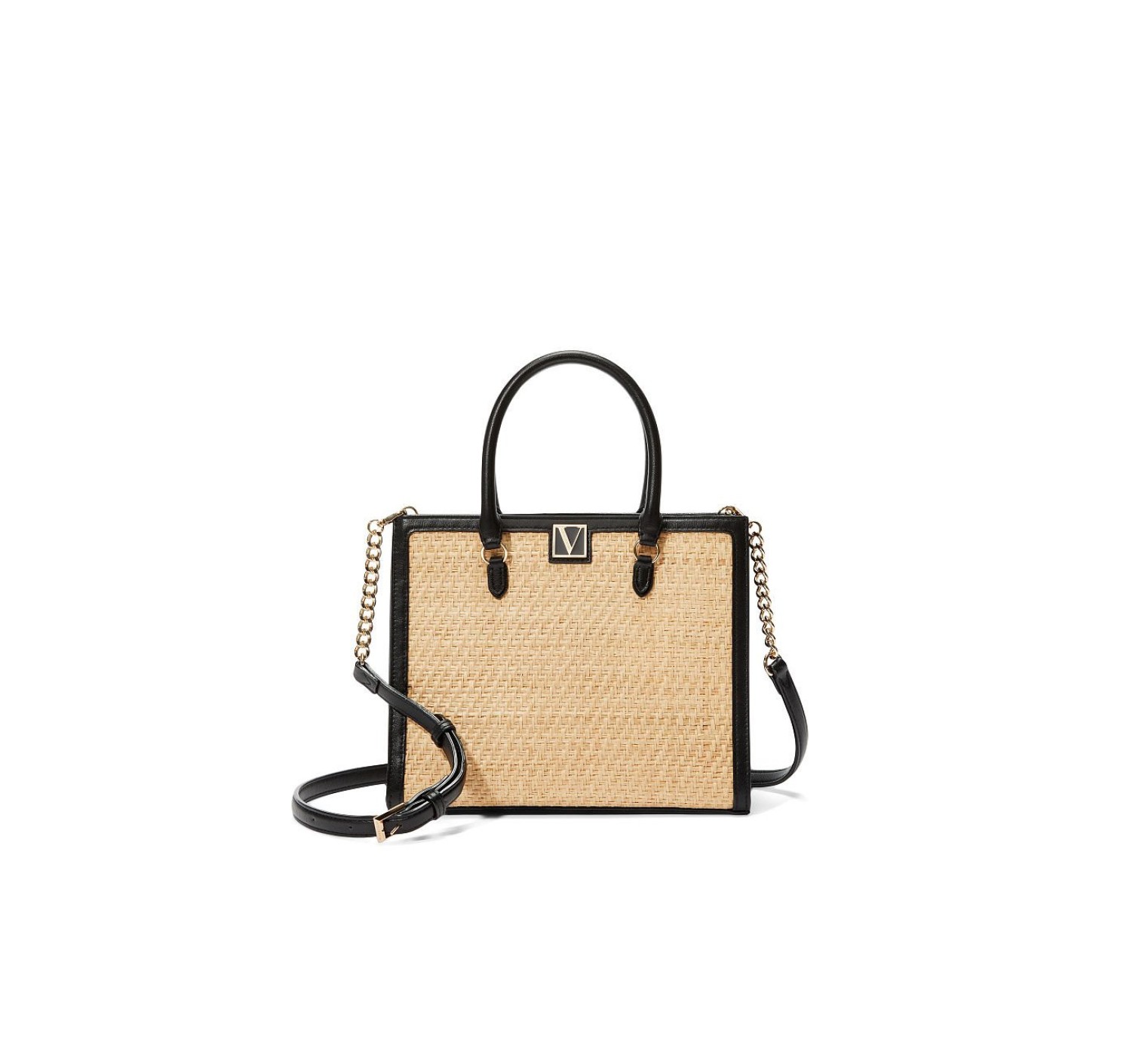 Сумка The Victoria Structured Satchel Natural Raffia
