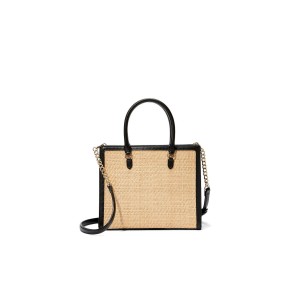 Сумка The Victoria Structured Satchel Natural Raffia