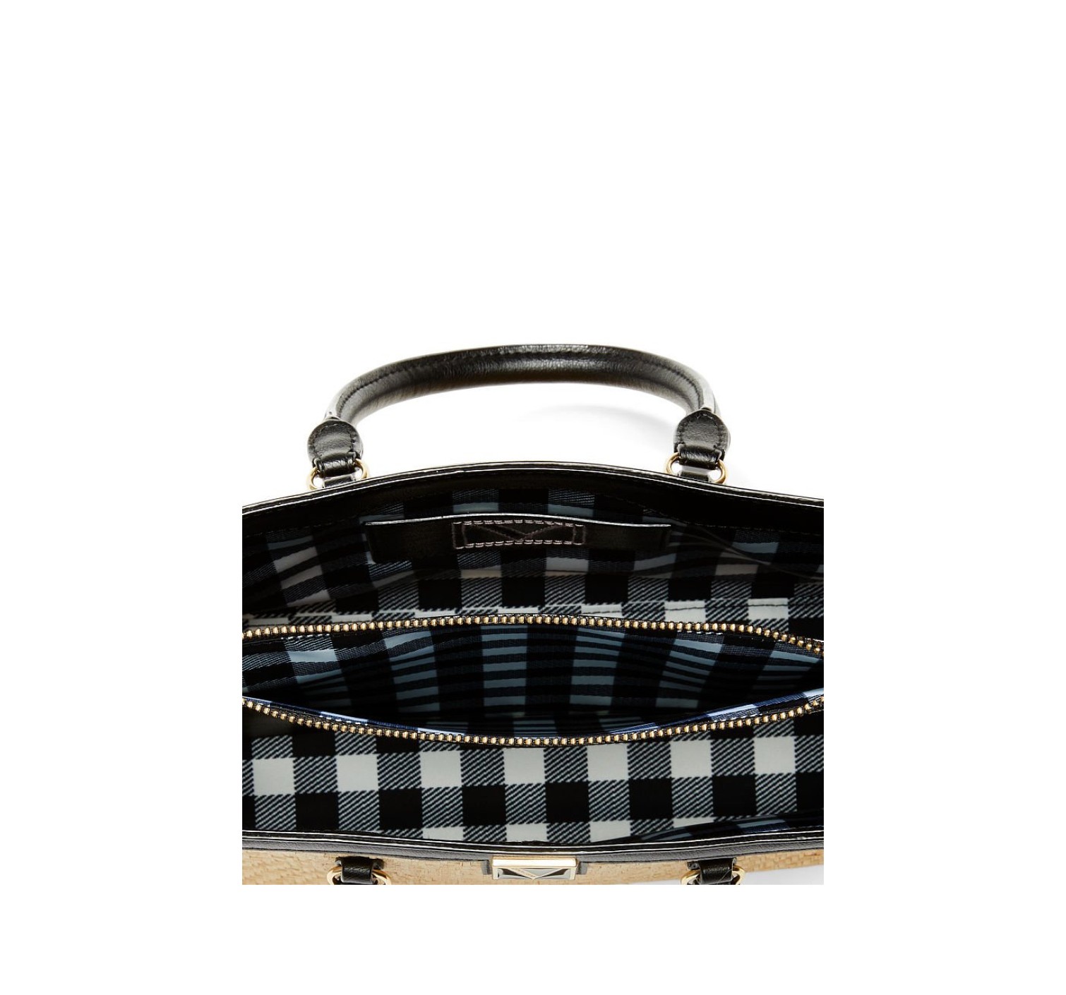 Сумка The Victoria Structured Satchel Natural Raffia