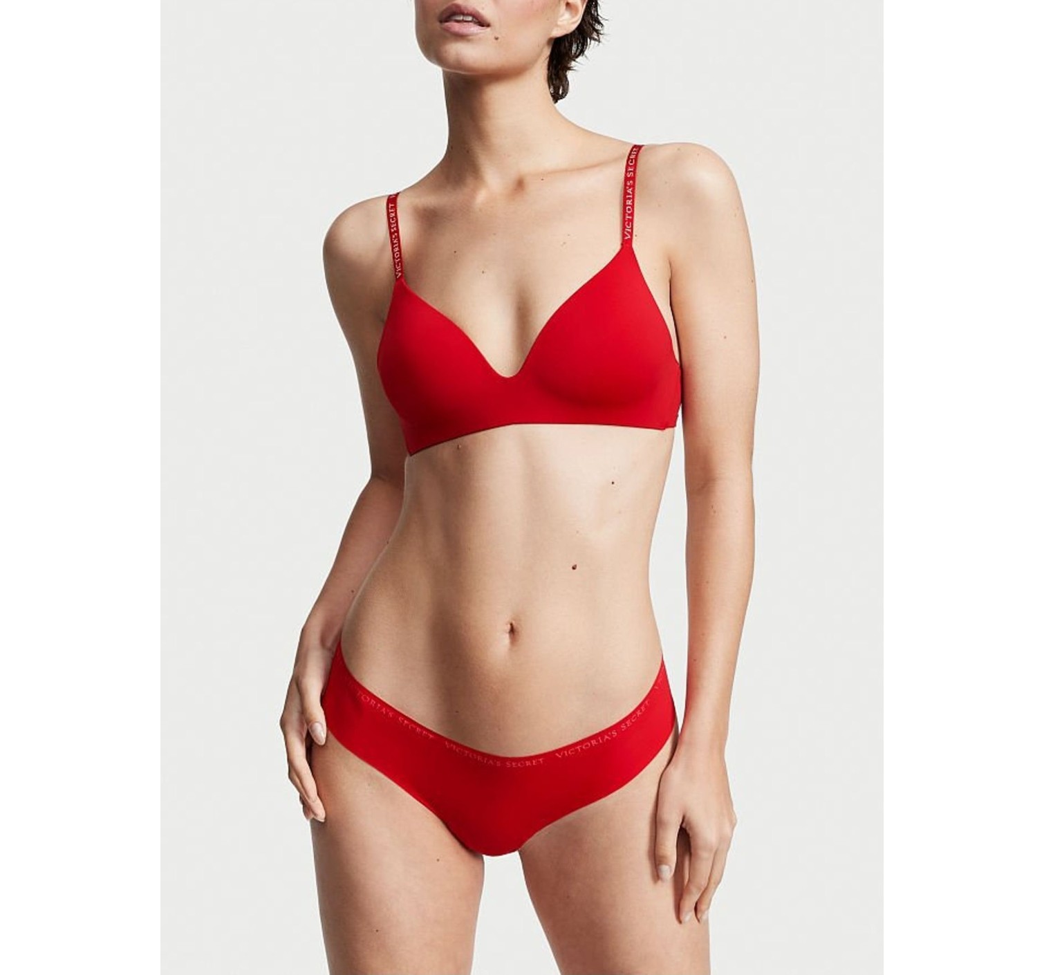 Трусики No show Thong panty Red Logo