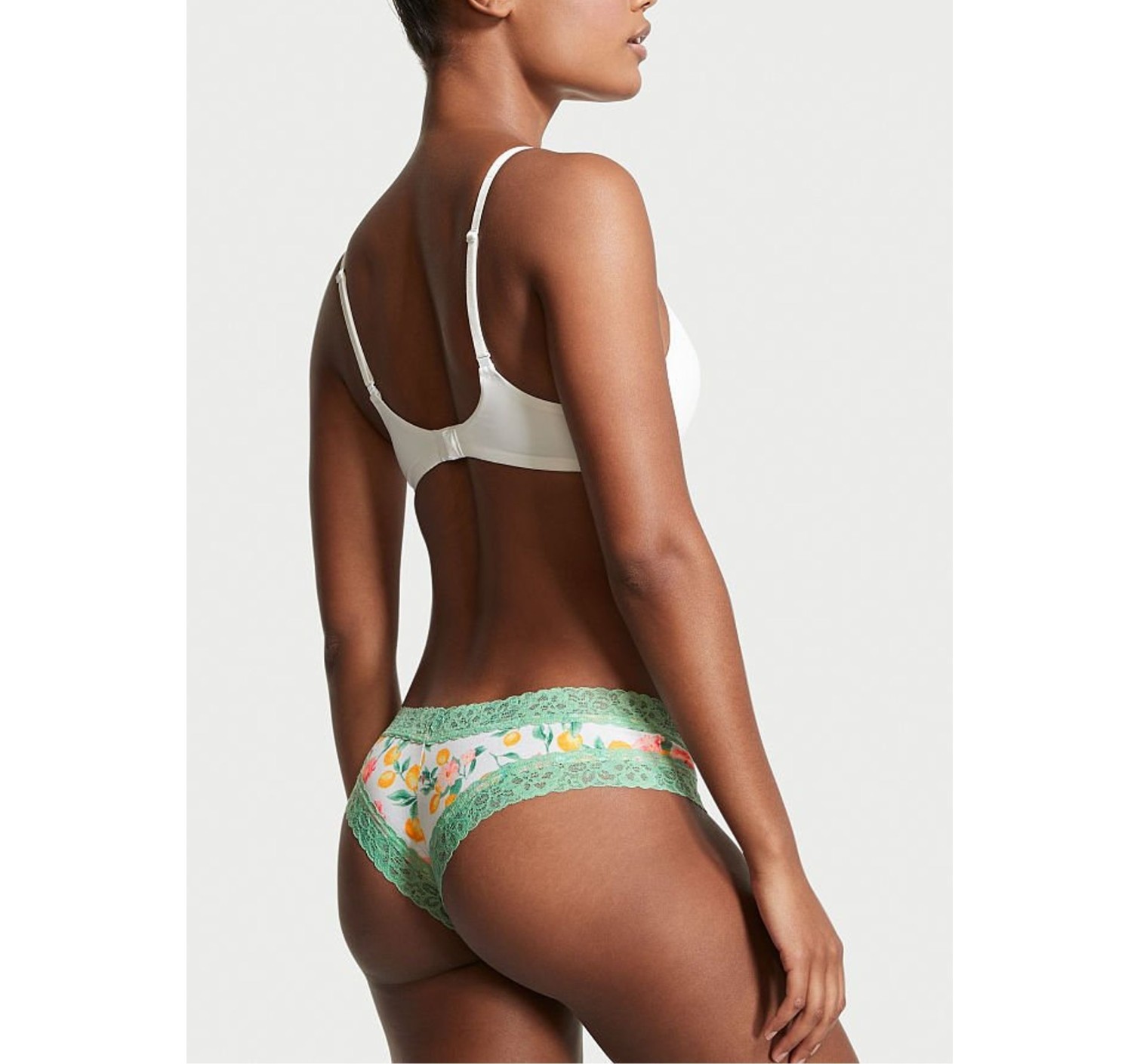 Трусики Lace Cotton Lemon Print Cheeky Panty