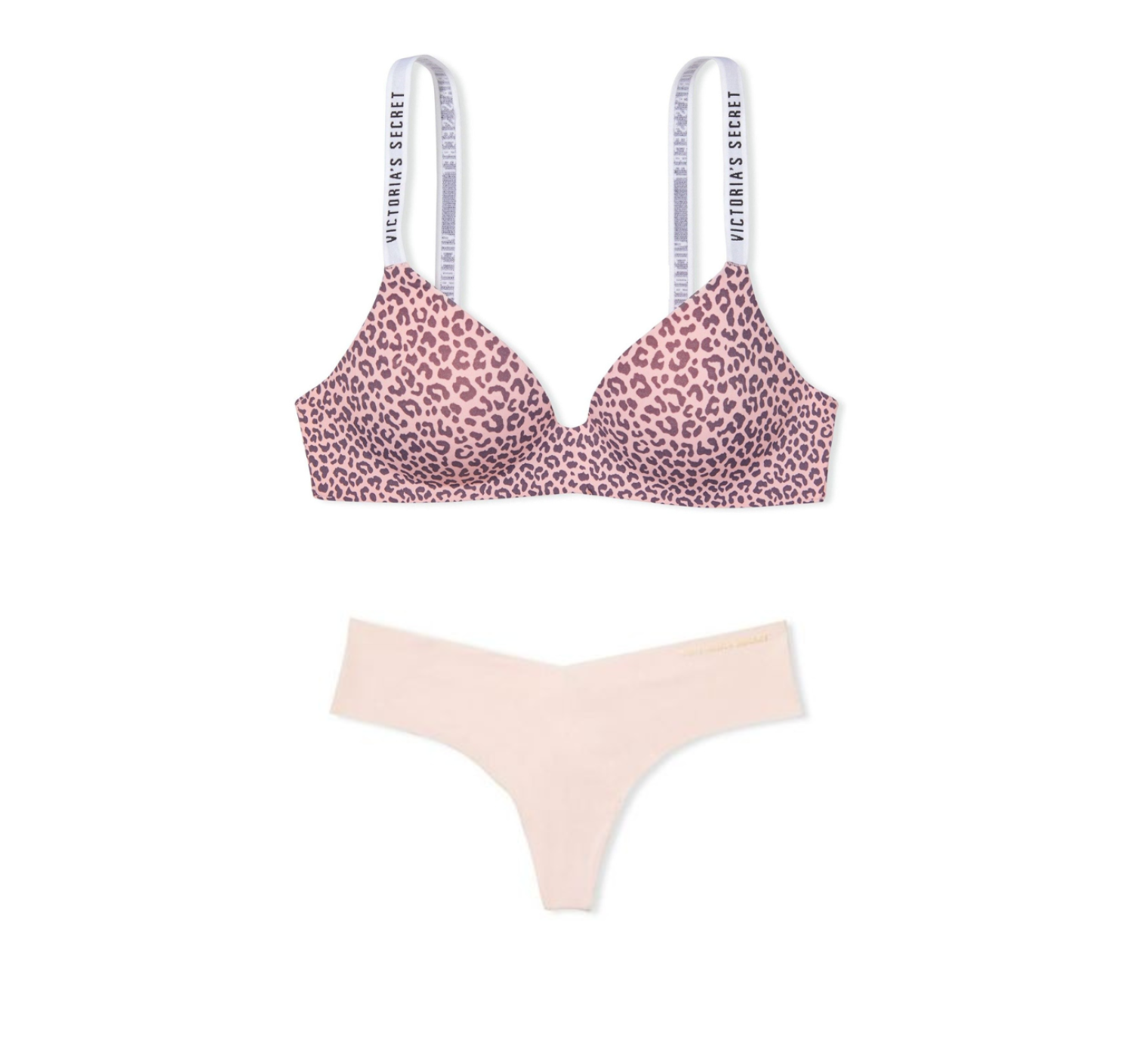 Комплект Lightly Lined No Wired T-Shirt Bra Leopard Set