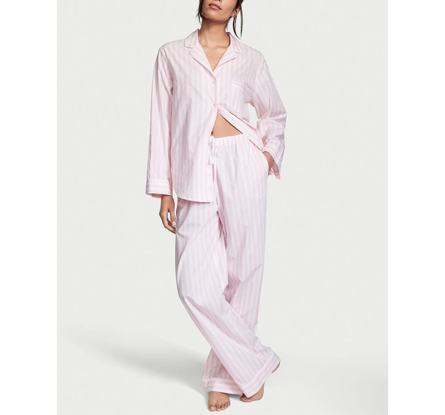 Пижама Cotton Long Pajama Set Pretty Blossom Stripe