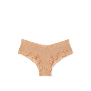 Трусики Lace Waist Cotton Cheeky Panty Sweet Praline