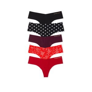 Подарунковий набір 5-Pack No-Show Thong Panties Multi Mix
