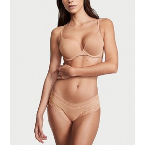 Трусики Lace Waist Cotton Cheeky Panty Sweet Praline