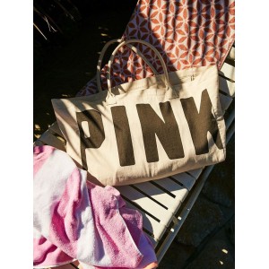 Пляжная сумка Cotton Logo PINK Beach Tote