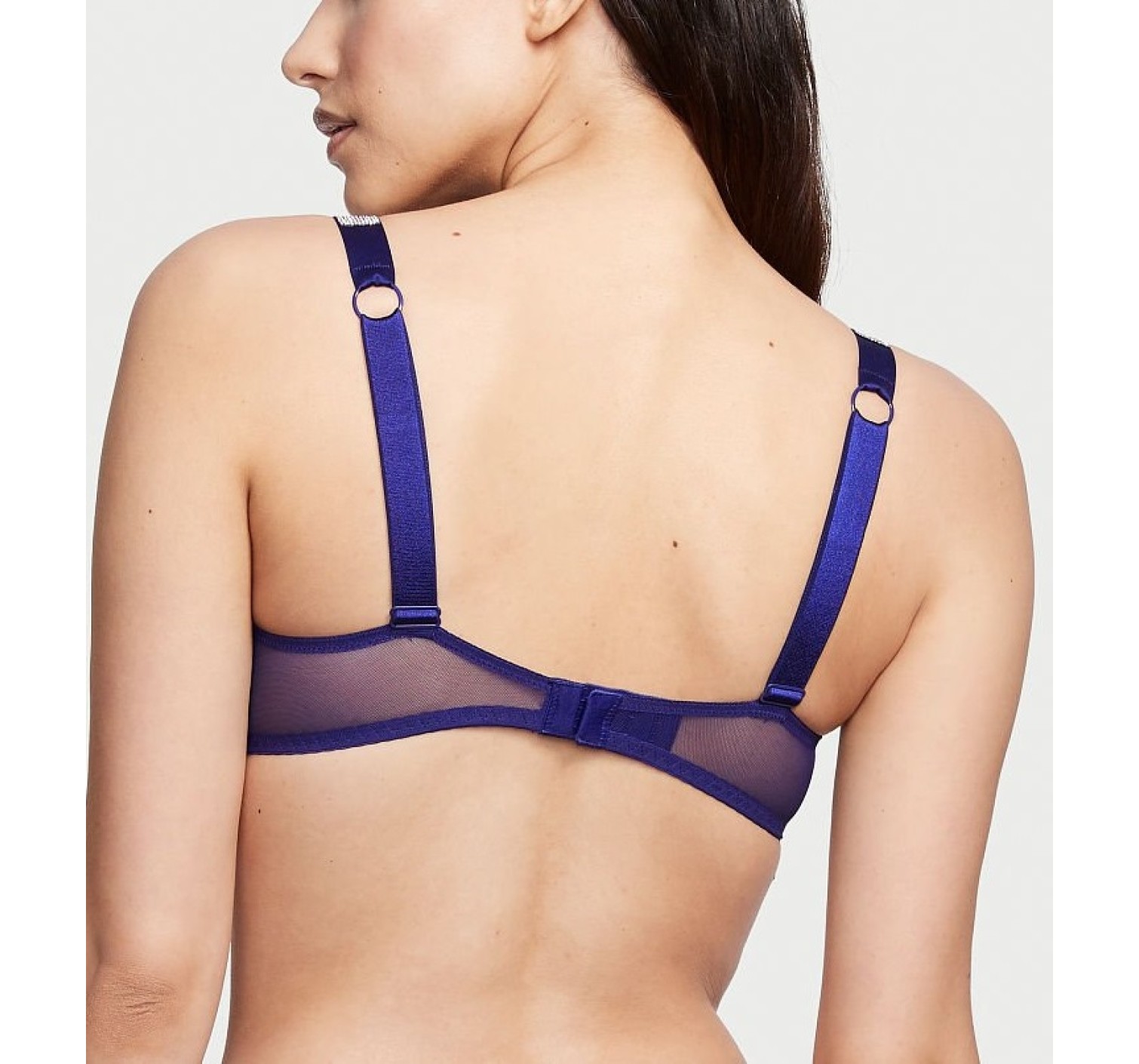 Комплект Shine Strap Lace Push-Up Bra Night Ocean Set