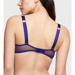 Комплект Shine Strap Lace Push-Up Bra Night Ocean Set