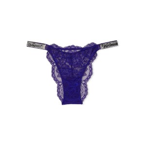 Комплект Shine Strap Lace Push-Up Bra Night Ocean Set