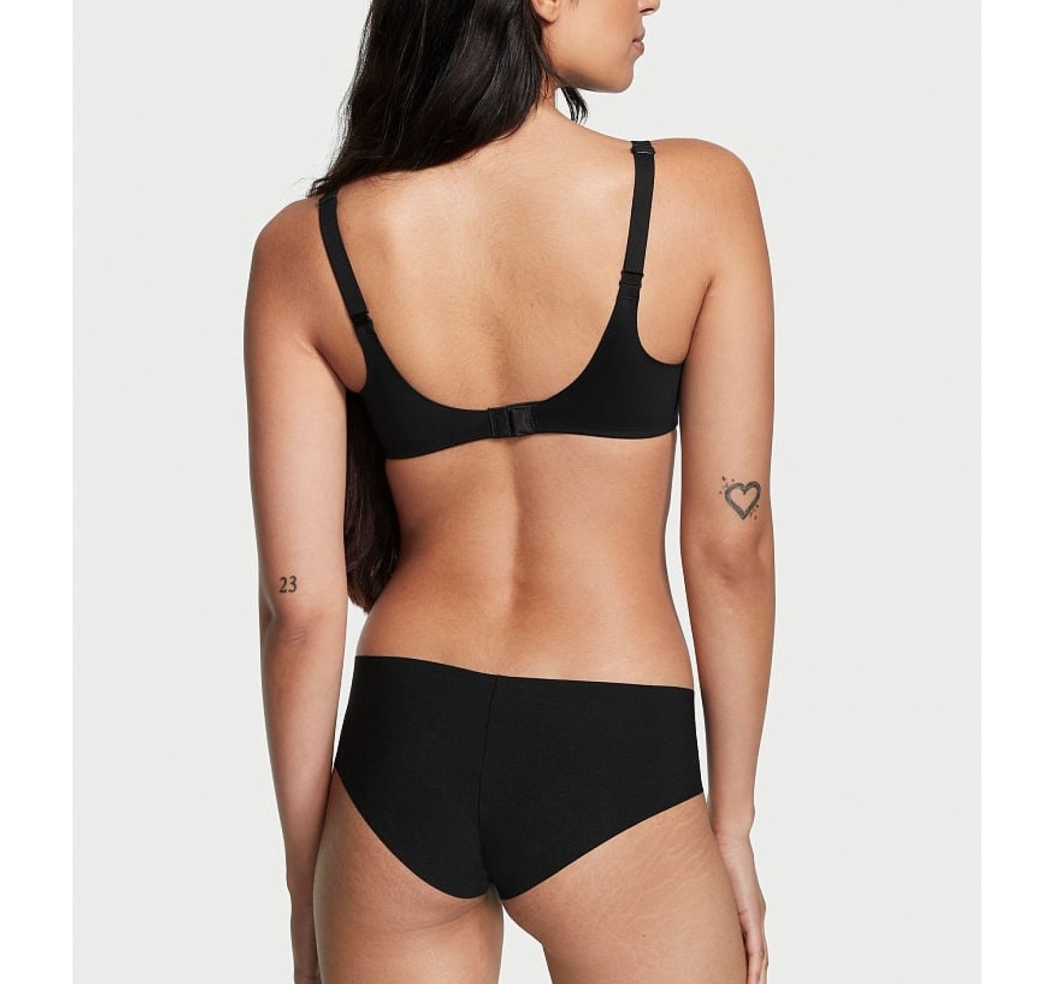 Трусики No show Cheeky Panty Lace Detail Black