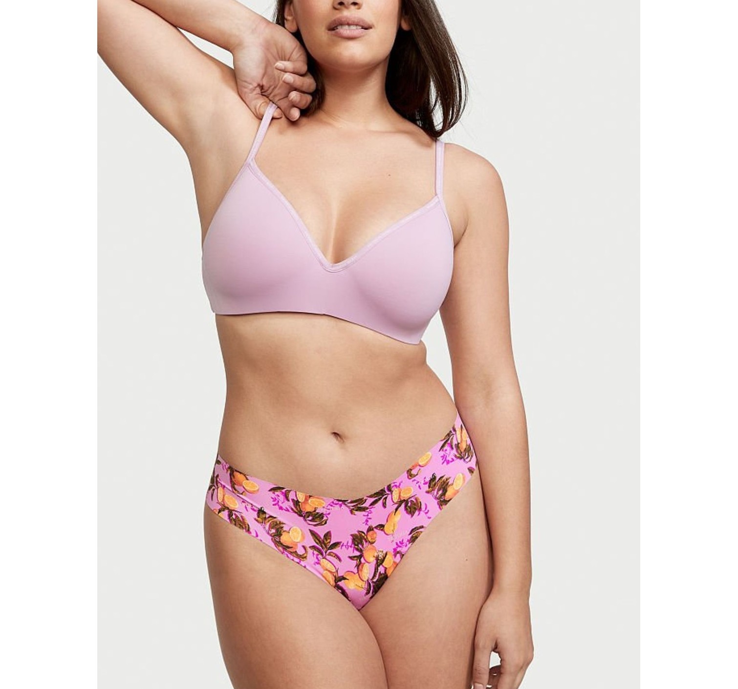Трусики Pink Orange Print No Show Thong Panty