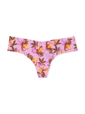 Трусики Pink Orange Print No Show Thong Panty 