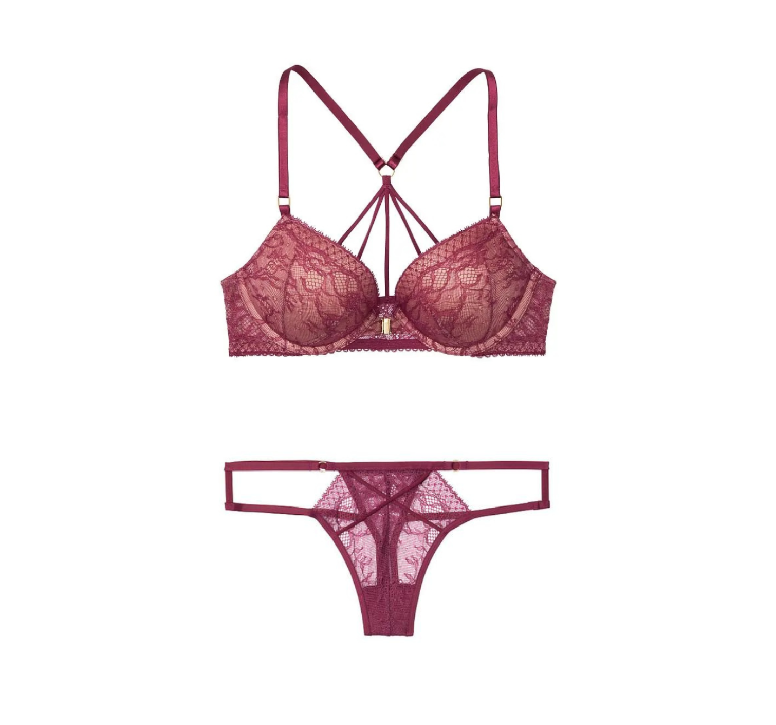 Комплект Bombshell Plunge Kir Lace Bra Set