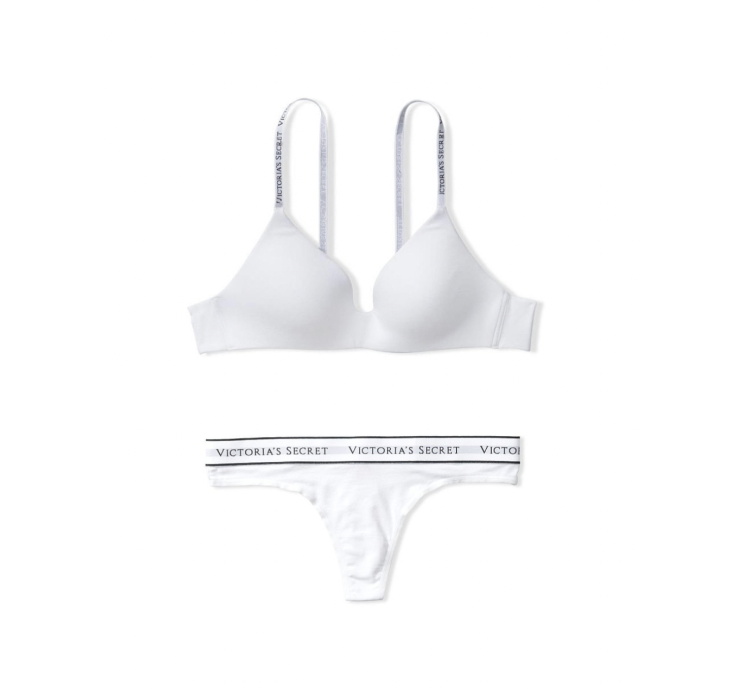 Комплект T-SHIRT Wireless Bra White Set
