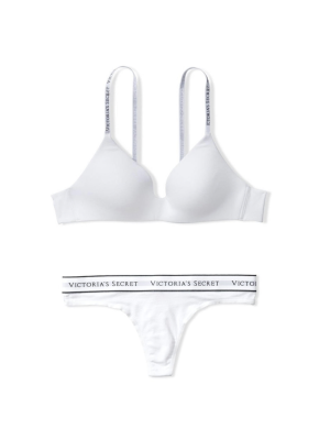 Комплект T-SHIRT Wireless Bra White Set