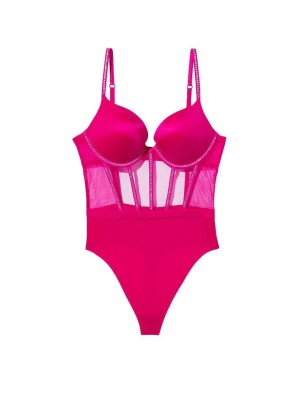 Боди Victoria’s Secret Very Sexy Fuchsia Shine Teddy