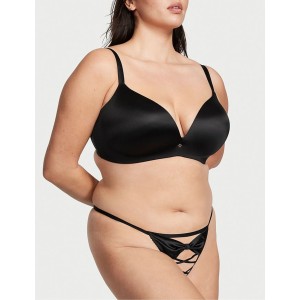 Трусики Very Sexy Black Bow Lace Up V-String Panty