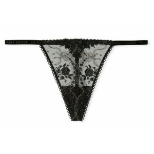 Комплект Very Sexy Black Gold Lace Embroidered Push Up Bra