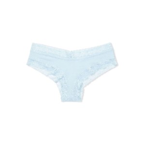 Трусики Blue Lace Waist Cotton Cheeky Panty