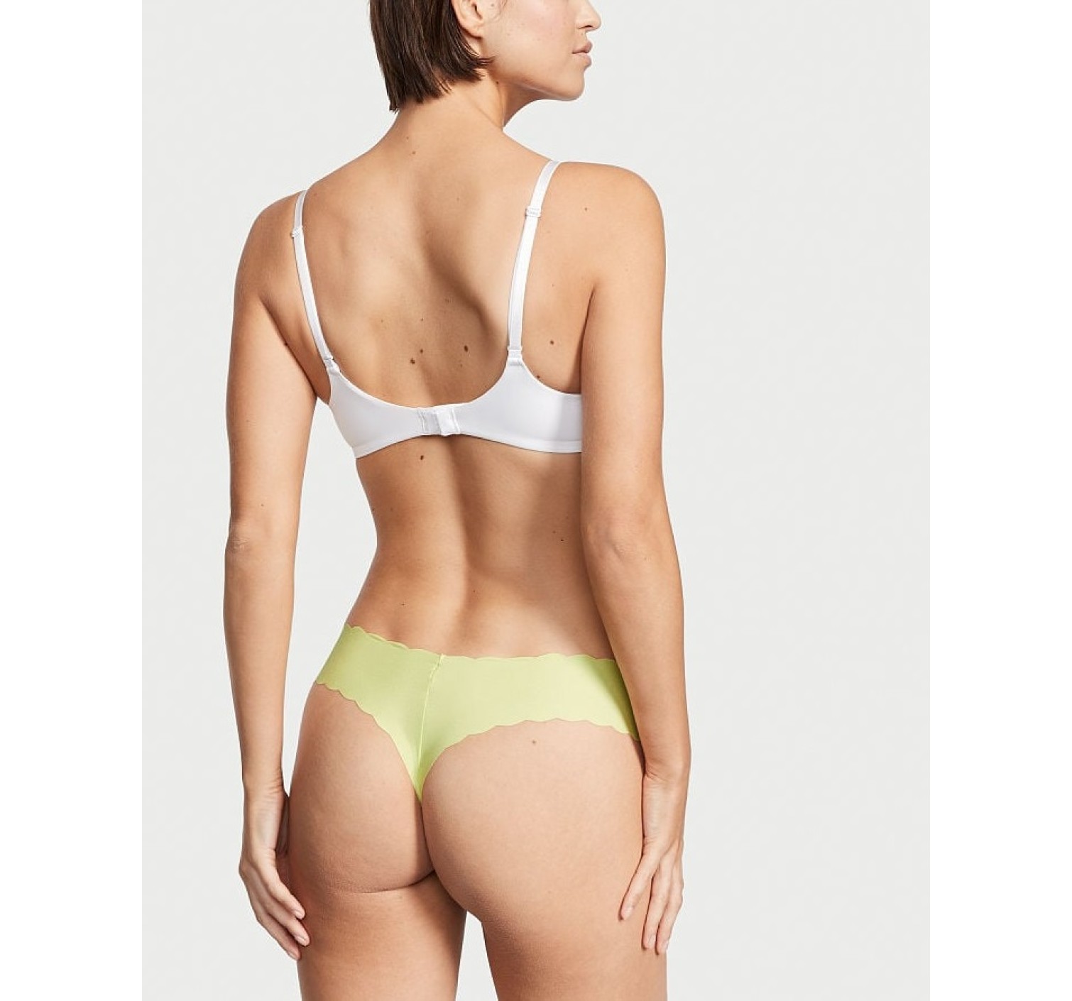 Трусики Scalloped Lime Citron No show Thong panty