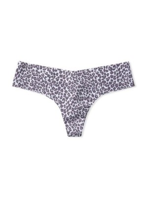 Трусики Sexy Illusions No Show Grey Leopard Thong Panty
