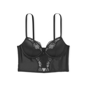 Комплект Vexy Sexy Push-Up Corset Top Black