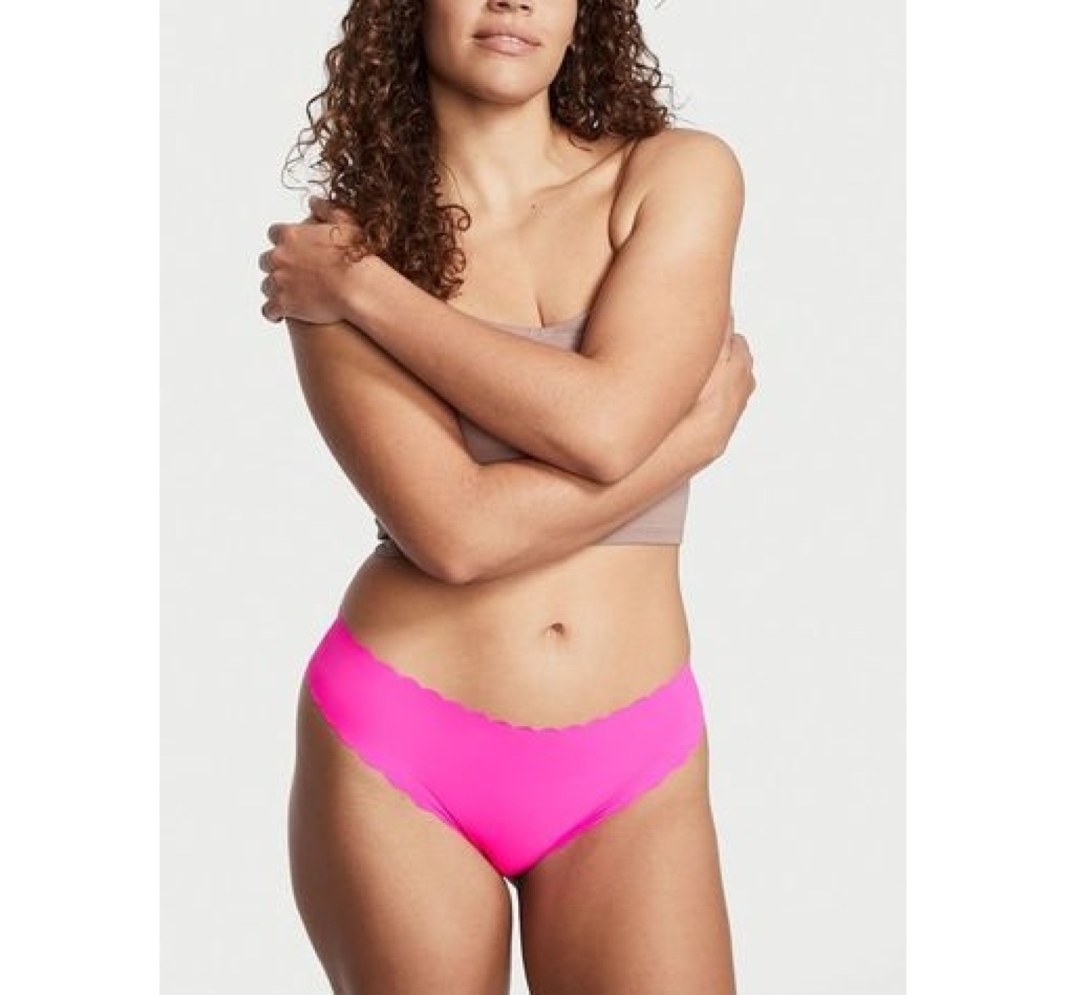 Трусики Ruffle Fuchsia No Show Thong Panty