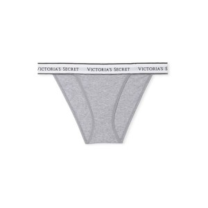 Трусики Grey Cotton Logo Tanga Panty 