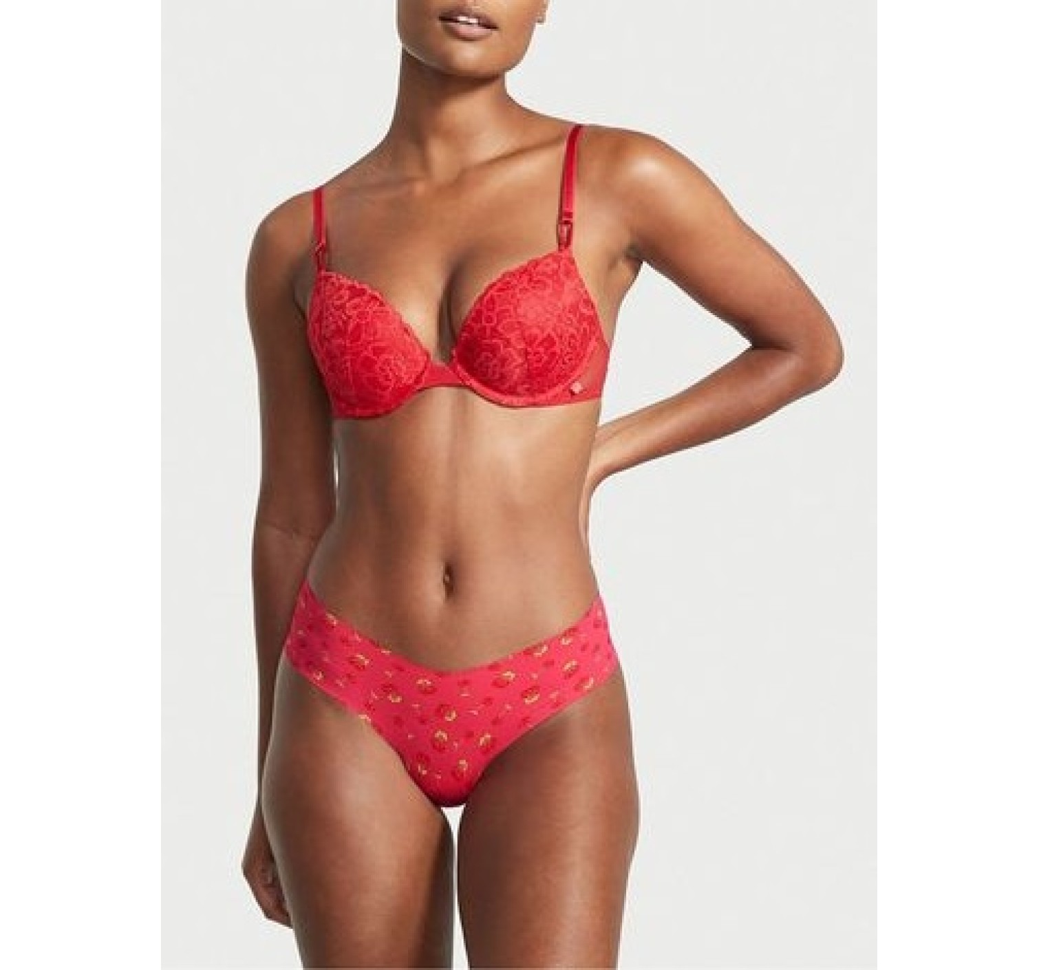 Трусики Sexy Illusions Red Cherry Print No Show Cheeky Panty