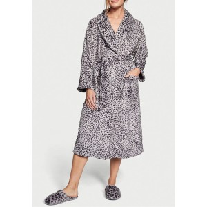 Халат Long Cosy Robe White Leopard