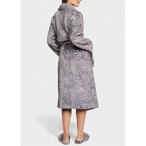 Халат Long Cosy Robe White Leopard