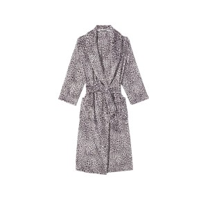 Халат Long Cosy Robe White Leopard