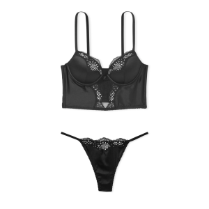 Комплект Vexy Sexy Push-Up Corset Top Black