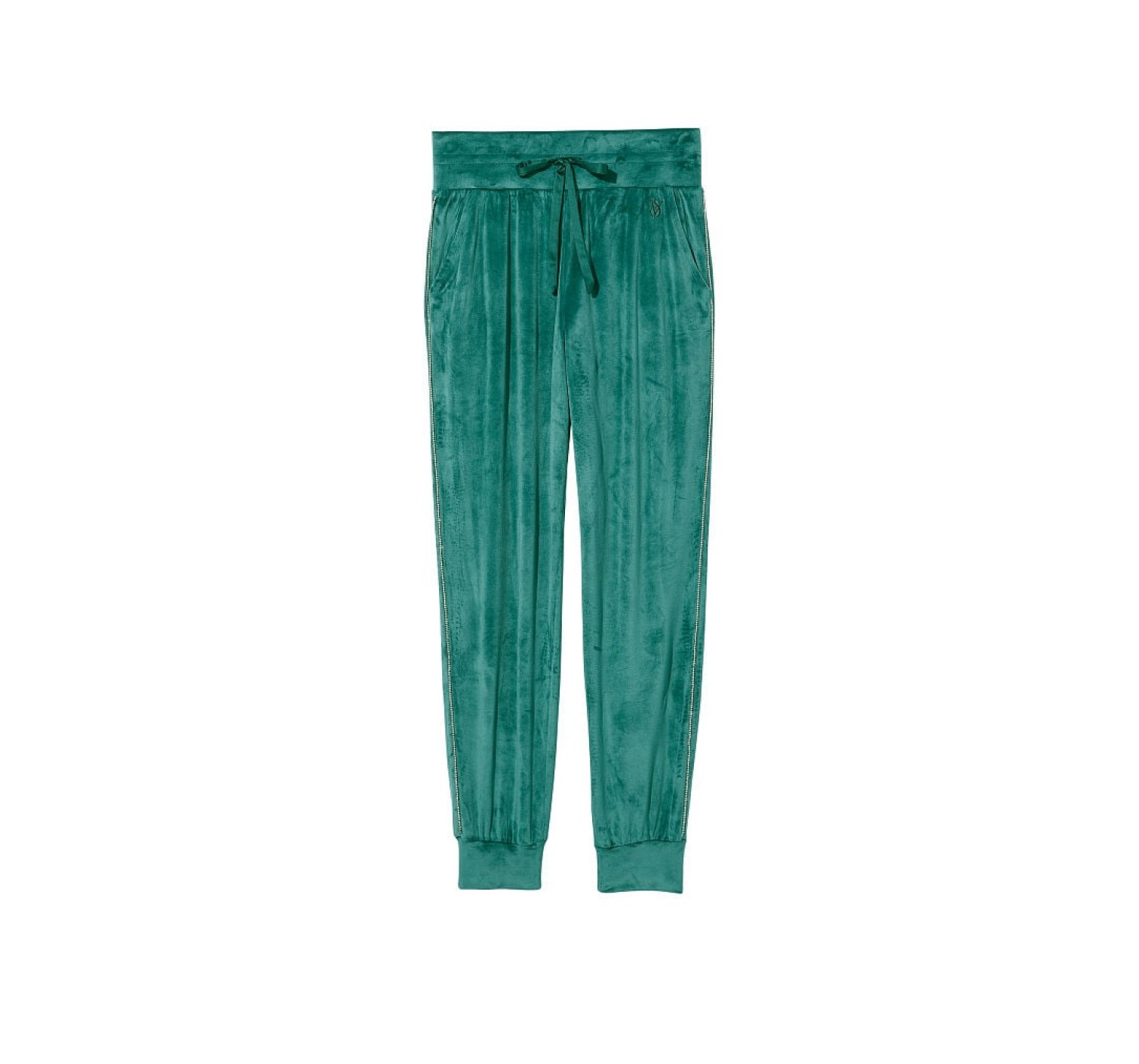 Велюровий спортивний костюм Diamanté Inset Velour Deepest Green Graphic