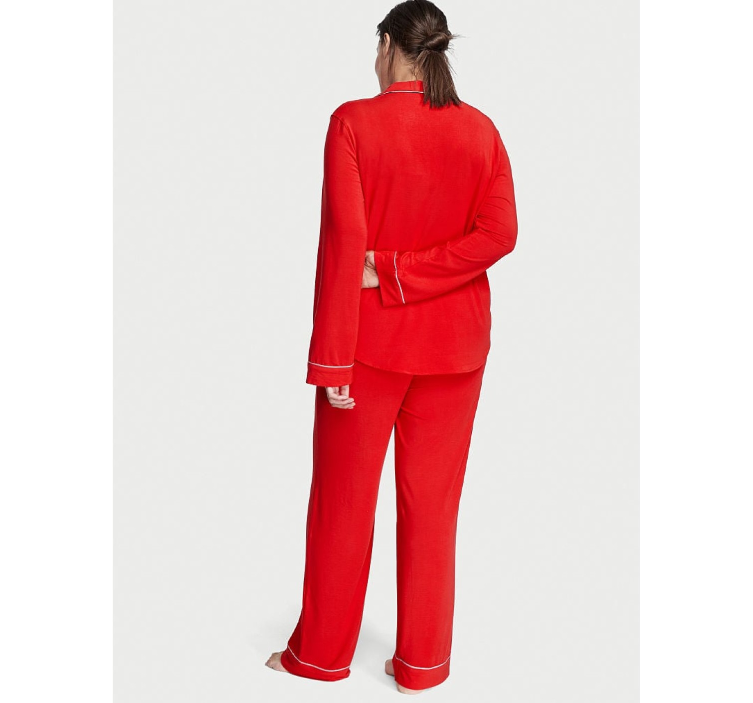Пижама Victoria’s Secret Modal Long Pajama Set Lipstick