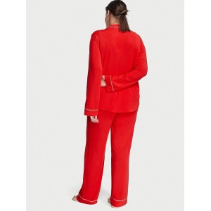 Пижама Victoria’s Secret Modal Long Pajama Set Lipstick