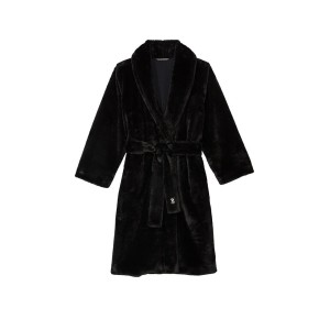 Халат Short Faux Fur Robe Black