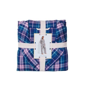 Пижама Flannel Long Pj Set Lilac Plaid